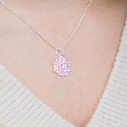Sterling Silver Filigree Sole Sister Necklace