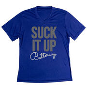 Women's Short Sleeve Tech Tee - Suck It Up Buttercup