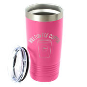 Running 20 oz. Double Insulated Tumbler - Will Run for Coffee