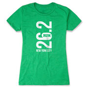 Women's Everyday Runners Tee - New York City 26.2 Vertical