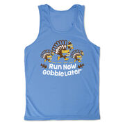 Men's Running Performance Tank Top - Run Now Gobble Later Turkey Trot