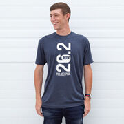 Running Short Sleeve T-Shirt - Philadelphia 26.2 Vertical