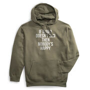 Statement Fleece Hoodie -  If Mama Doesn't Run