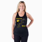 Women's Racerback Performance Tank Top - Boston Route