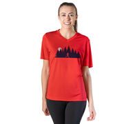 Women's Short Sleeve Tech Tee - Moonlit Run