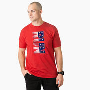 Running Short Sleeve T-Shirt - Patriotic Run