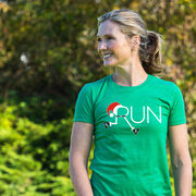 Women's Everyday Runners Tee - Let's Run For Christmas