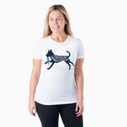 Women's Everyday Runners Tee - I'd Rather Be Running with My Dog