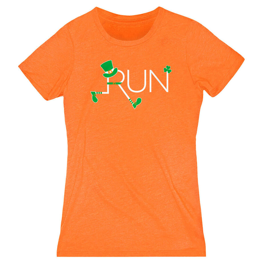 Running Women's Everyday Tee - Let's Run Lucky