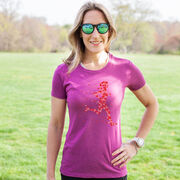 Women's Everyday Runners Tee - Heartfelt Runner Girl