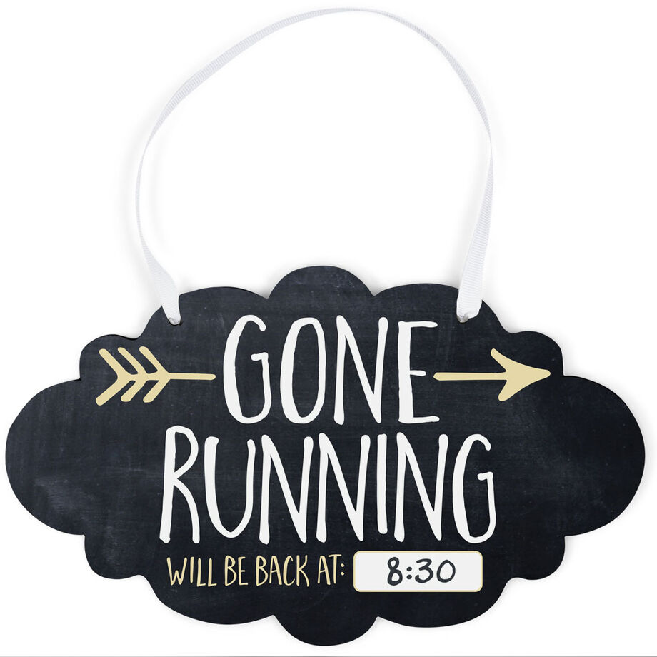 Running Cloud Sign - Gone Running (Dry Erase)