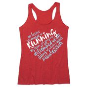 Women's Everyday Tank Top - Live Love Run Heart