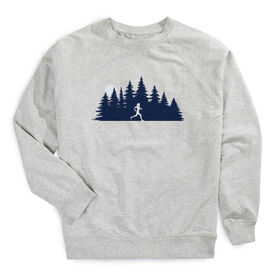 Running Raglan Crew Neck Pullover - Moonlit Run