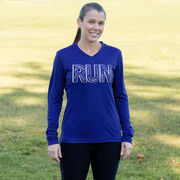 Women's Long Sleeve Tech Tee - Run With Inspiration