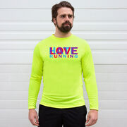 Men's Running Long Sleeve Performance Tee - Love Hate Running
