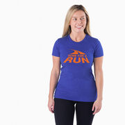 Women's Everyday Tee Gone For a Run&reg; Logo (Orange)
