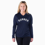 Women's Long Sleeve Tech Tee - Runner Arc