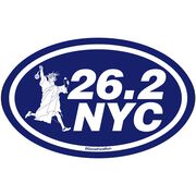 26.2 NYC Decal (White/Navy)