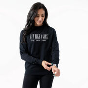 Running Raglan Crew Neck Pullover - Run Like A Girl®