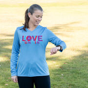 Women's Long Sleeve Tech Tee - Love Hate Running