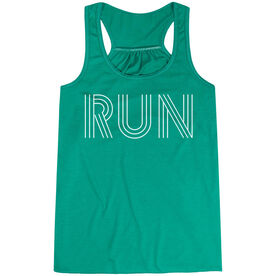 Flowy Racerback Tank Top - Run Lines