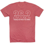 Running Short Sleeve T-Shirt - Marathoner 26.2 Miles