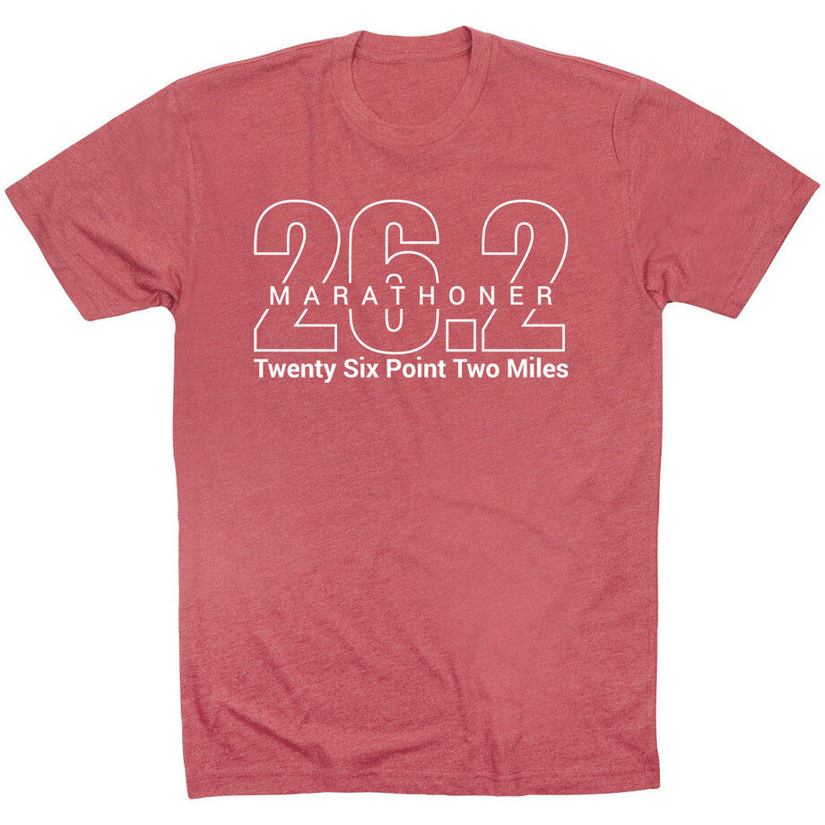 Running Short Sleeve T-Shirt - Marathoner 26.2 Miles