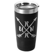 Running 20 oz. Double Insulated Tumbler - RUNR Crossed Arrows