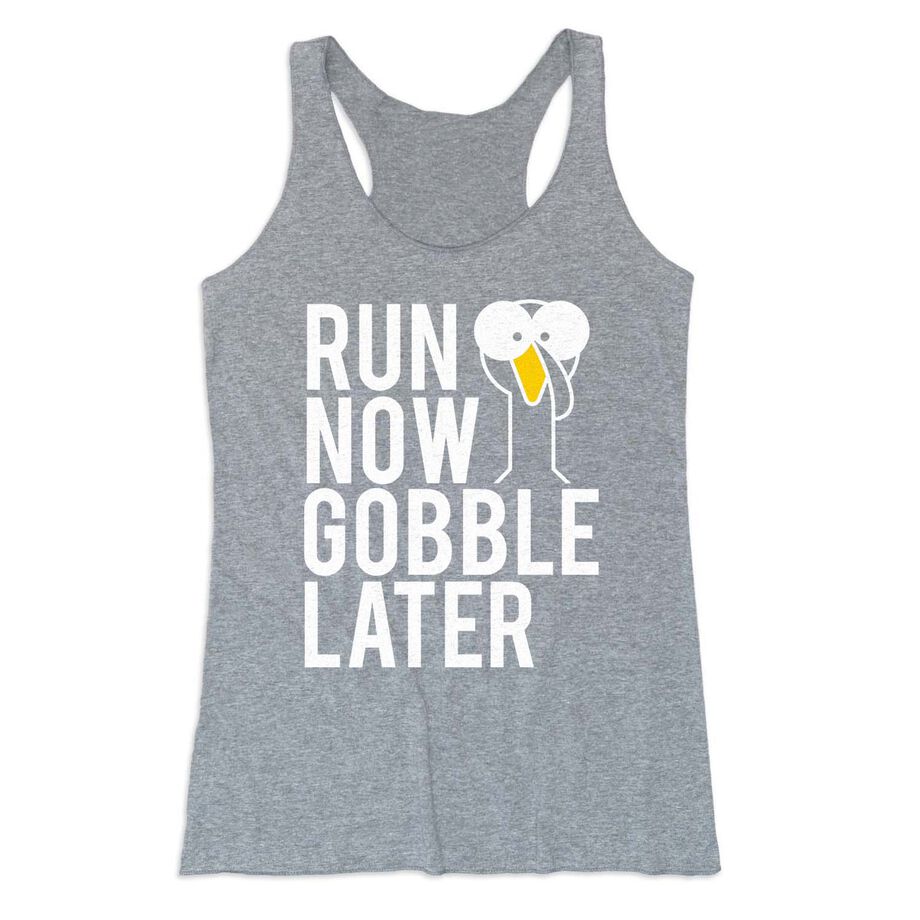 Women's Everyday Tank Top - Run Now Gobble Later (Bold)