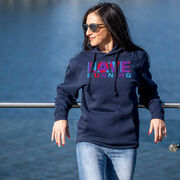 Statement Fleece Hoodie -  Love Hate Running