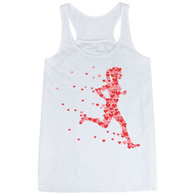 Flowy Racerback Tank Top - Heartfelt Runner Girl