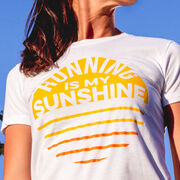 Women's Everyday Runners Tee - Running is My Sunshine