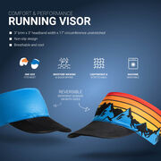 Running Comfort Performance Visor - Free & Wild