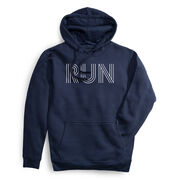 Statement Fleece Hoodie -  Run Lines