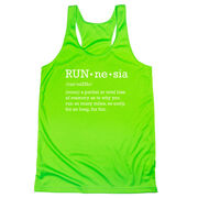 Women's Racerback Performance Tank Top - RUNnesia