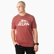 Running Short Sleeve T- Shirt - Gone For a Run&reg; White Logo