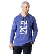 Running Lightweight Hoodie - New York City 26.2 Vertical