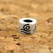 Sterling Silver Swimmer Large Hole Bead