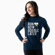 Running Raglan Crew Neck Pullover - Run Now Gobble Later (Bold)