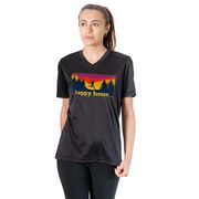 Women's Short Sleeve Tech Tee - Happy Hour