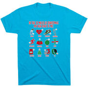 Running Short Sleeve T-Shirt - The 12 Miles of Christmas