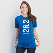 Running Short Sleeve T-Shirt - Philadelphia 26.2 Vertical