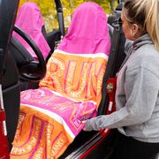 RunTechnology® Athletic Moisture-Wicking Towel Car Seat Cover - Run With Inspiration
