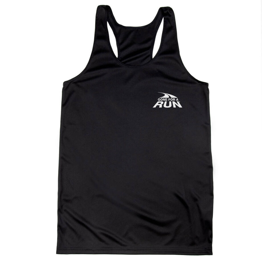 Women's Racerback Performance Tank Top - Gone For a Run® Logo - Mini