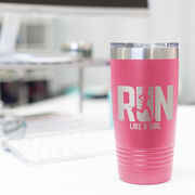 Running 20 oz Double Insluated Tumbler - Let's Run Like A Girl