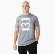 Running Short Sleeve T-Shirt - 13.1 Half Marathon Vertical 