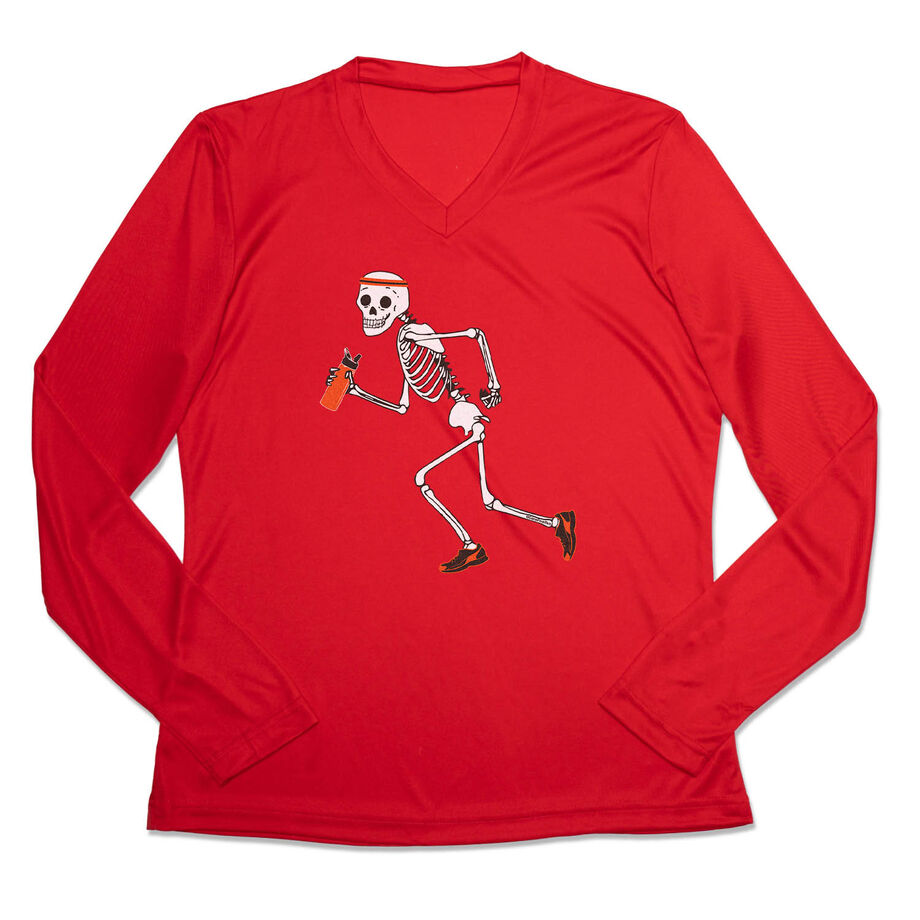 Women's Long Sleeve Tech Tee - Never Stop Running