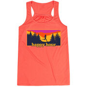 Flowy Racerback Tank Top - Happy Hour