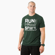 Running Short Sleeve T- Shirt -  Run On Holiday Spirit