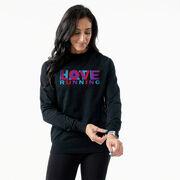 Running Raglan Crew Neck Pullover - Love Hate Running